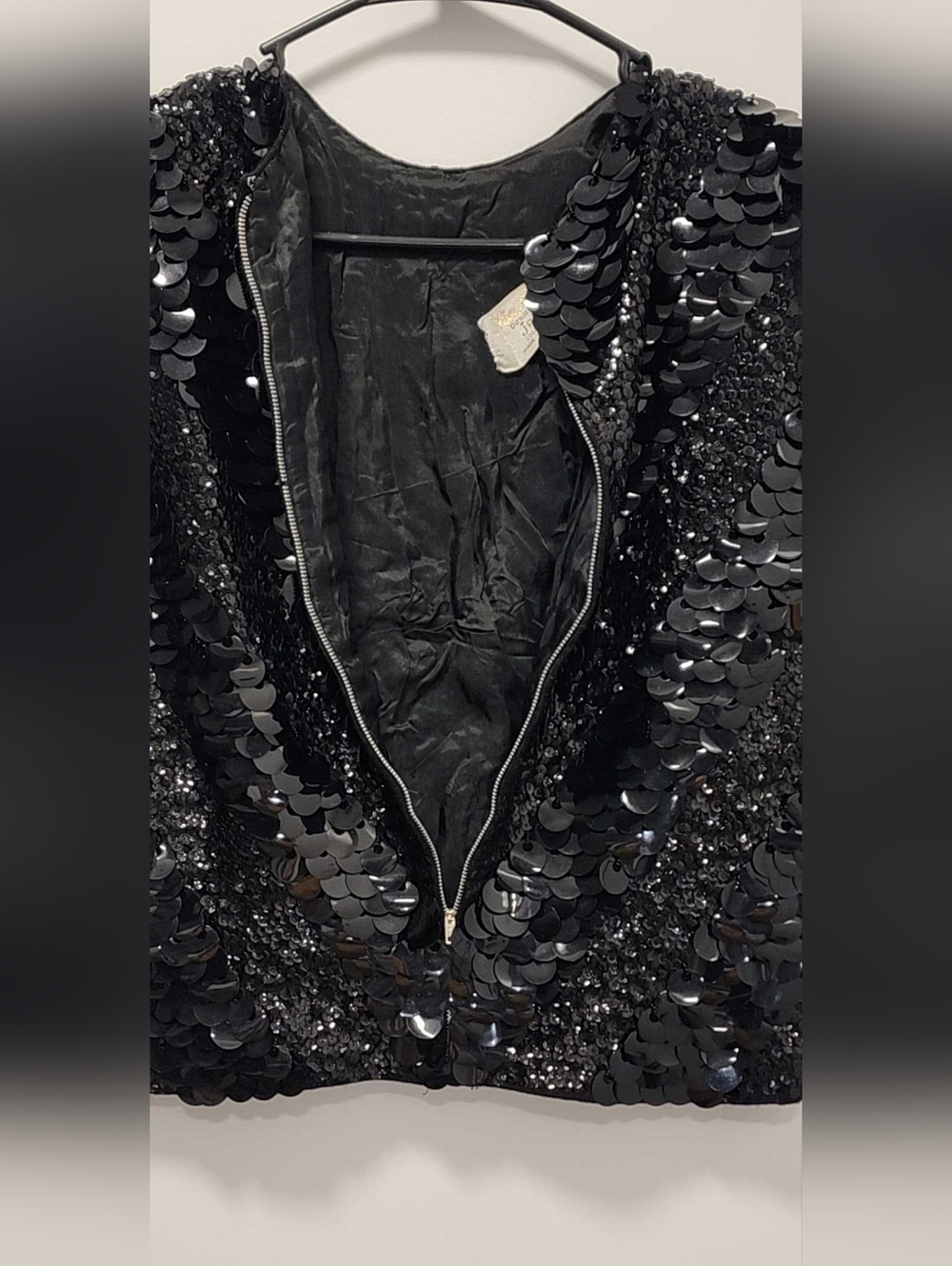 Vintage Gia Ninno Designs For Joyce Sequins Top Size Medium - Picture 7 of 7